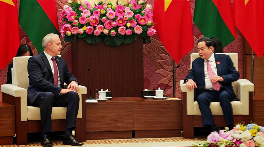 Igor Sergejenko und Lương Cường. Foto: Repräsentantenkammer der Nationalversammlung von Belarus Igor Sergejenko und Lương Cường. Foto: Repräsentantenkammer der Nationalversammlung von Belarus