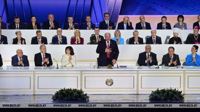 Alexander Lukaschenko wurde zum Vorsitzenden der 7. Allbelarussischen Volksversammlung gewählt 