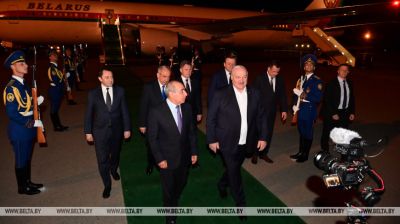 Alexander Lukaschenko zu Staatsbesuch in Aserbaidschan 