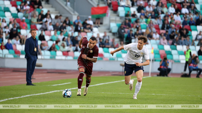 Freundschaftsspiel Belarus gegen Russland in Minsk 