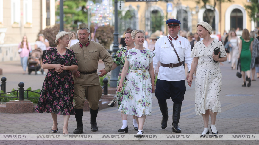 Historische Rekonstruktion des letzten Friedenstages von 1941 in Brest