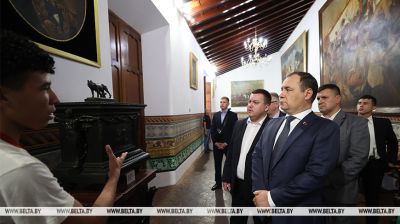 Roman Golowtschenko besucht Bolivar-Museum in Caracas  
