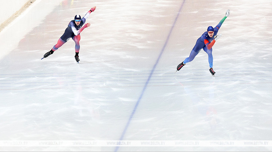 Gemeinschaftscup im Eisschnelllauf in der Minsk Arena