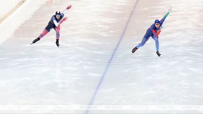 Gemeinschaftscup im Eisschnelllauf in der Minsk Arena