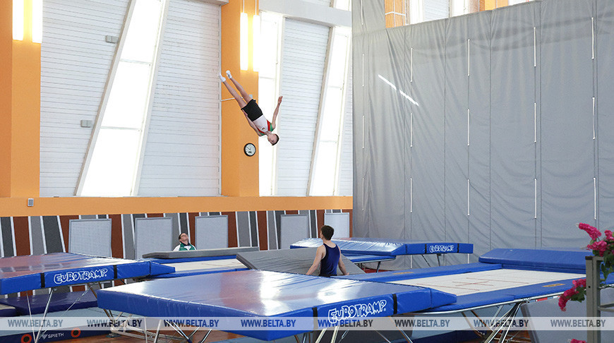 Trampolinwettbewerb in Witebsk