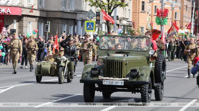 Siegesparade in Mogiljow 