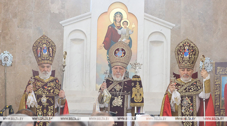 Armenische Apostolische Kirche in Minsk eröffnet und eingeweiht 