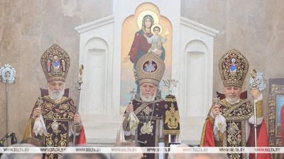 Armenische Apostolische Kirche in Minsk eröffnet und eingeweiht 