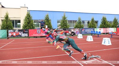 Internationale Wettbewerbe unter den Rettern in Minsk