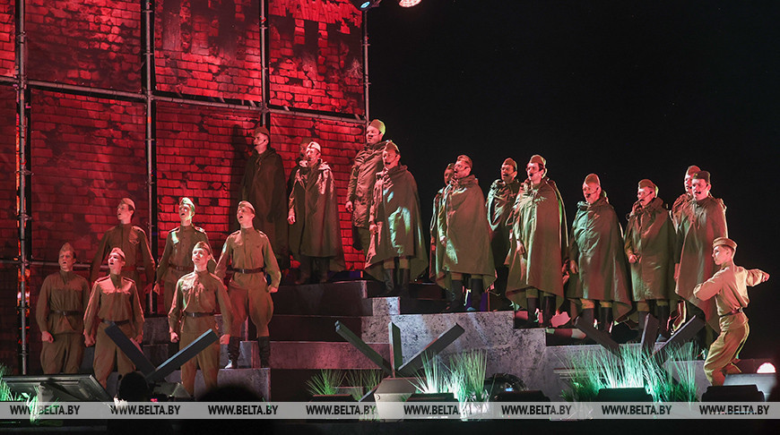 Requiem-Kundgebung zum Gedenken an die Opfer des Großen Vaterländischen Krieges in der Brester Festung 