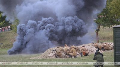 Rekonstrukteure stellten die wichtigsten Episoden der Verteidigung der Brester Festung  nach