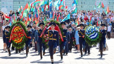 Der Tag der Republik in Witebsk 