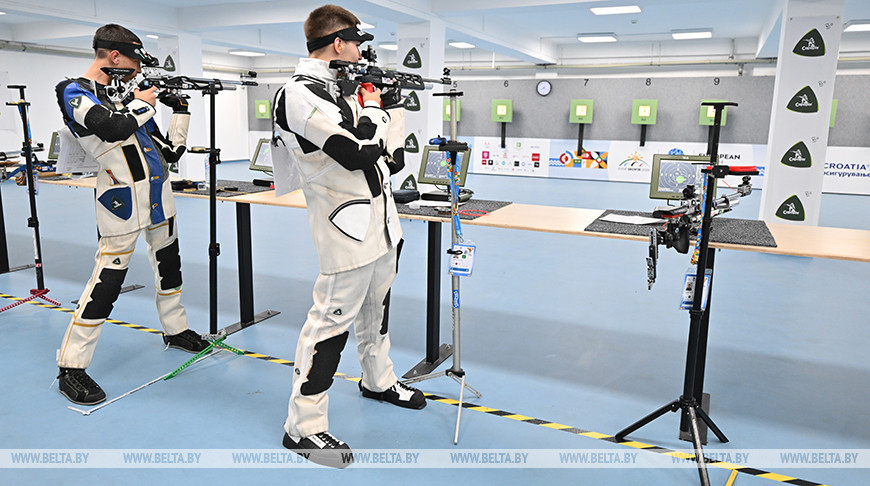 Belarussische Schützen kämpfen beim European Youth Olympic Festival in Skopje um Medaillen   