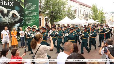 Einwohner von Brest feierten den Tag der Stadt 