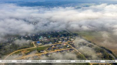 Nebelmorgen über Grodno