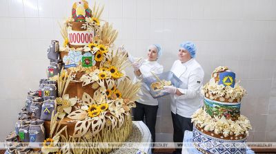 Brot für das regionale Erntedankfest "Daschynki"