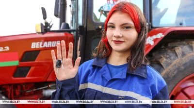 Bewusste Berufswahl: Traktoristin Lia Bogdanowitsch (18) 