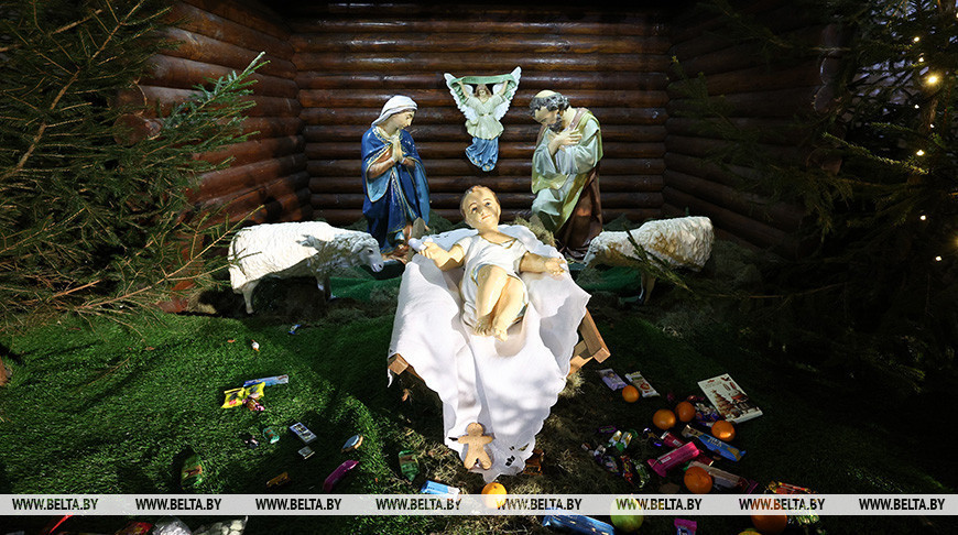 Katholiken in Belarus feiern Weihnachten 