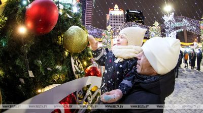 Neujahrsfeierlichkeiten in Belarus