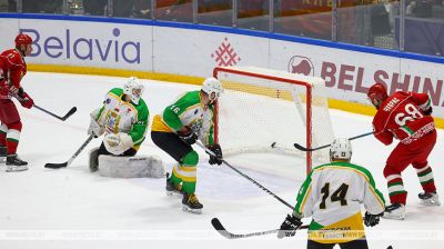 Eishockeymannschaft des Präsidenten besiegte die Auswahlmannschaft des Gebiets Gomel im Spiel der RHL