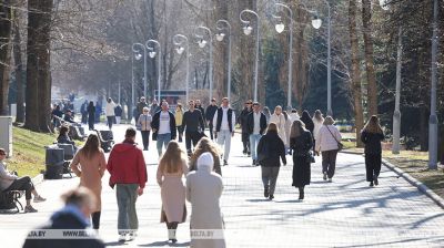 Frühlingstag in Minsk 