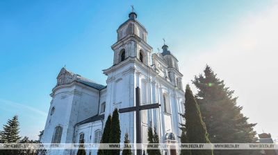 Katholische Dreifaltigkeitskirche im Agrarstädtchen Dunilowitschi (Kreis Postawy)