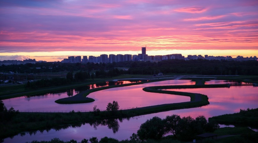 Minsk am Abend 