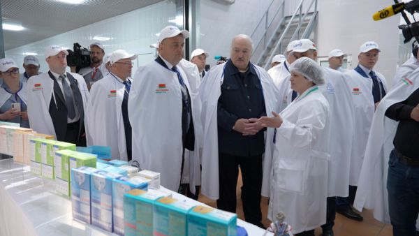 Lukaschenko besuchte das Gebiet Grodno