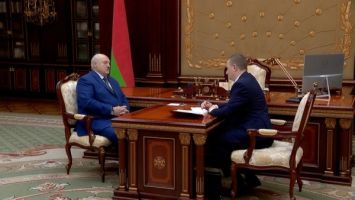 Lukaschenko nahm einen Bericht des Premierministers Turtschin entgegen