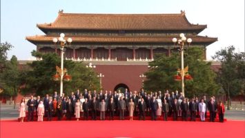 Lukaschenko nahm an der Militärparade in Peking teil