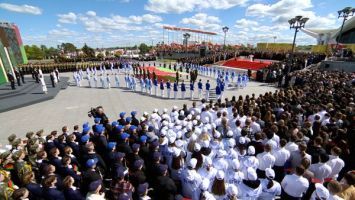 Lukaschenko: Belarussische Staatssymbole sind von den Ideen der nationalen Würde und der echten Volksmacht inspiriert