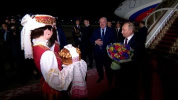 Putin trifft zu offiziellem Besuch in Minsk ein