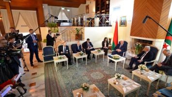 Staatspräsident trifft sich mit dem Sprecher der Nationalen Volksversammlung Algeriens