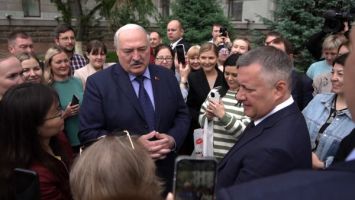 Alexander Lukaschenko trifft sich mit dem Gouverneur des Gebiets Irkutsk 