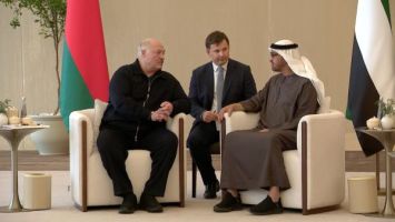 Lukaschenko trifft den Präsidenten der Vereinigten Arabischen Emirate