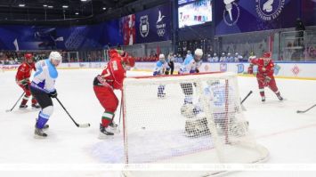 RHL-Liga: Eishockeymannschaft des Präsidenten besiegt Mannschaft aus Grodno