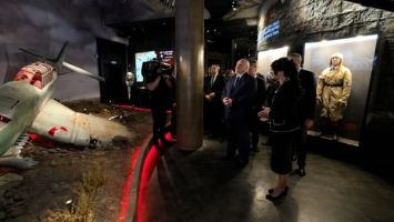 Lukaschenko nimmt an der Eröffnung des Museums des Ruhmes von Mogiljow teil