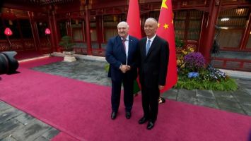 Lukaschenko trifft Cai Qi, Mitglied des Ständigen Ausschusses des Politbüros des Zentralkomitees der Kommunistischen Partei Chinas
